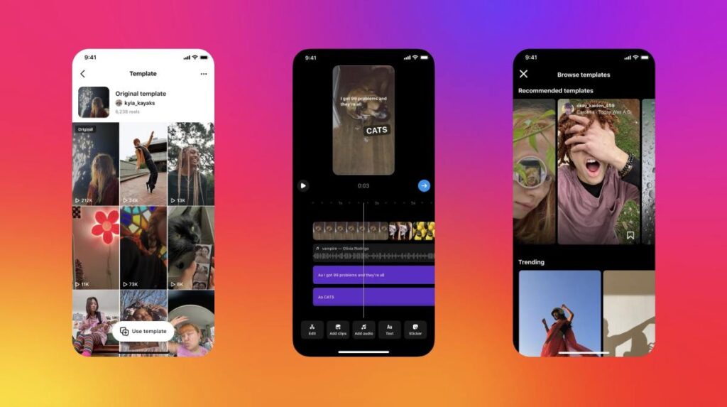 Instagram is making it easier to create Reels with the app's templates