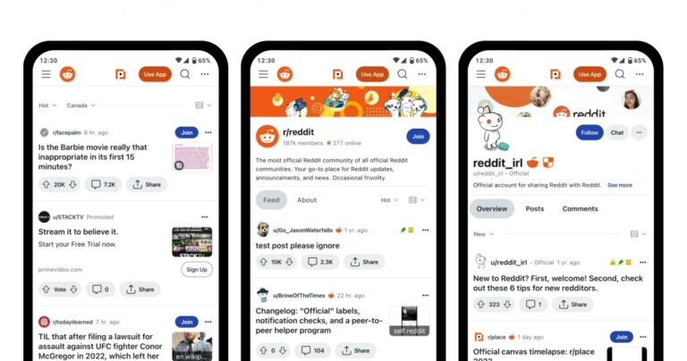 Reddit updates its site design for logged-out users