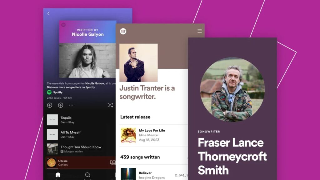 Spotify's newest feature allows songwriters to promote their work