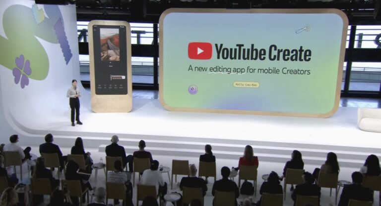 YouTube debuts a new app, YouTube Create for editing videos, adding effects and more