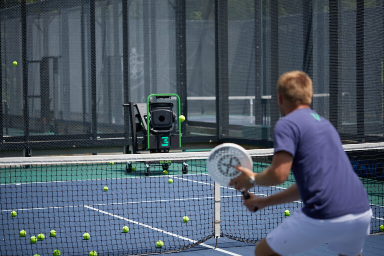 Volley's AI-enabled ball machine for racquet sports can simulate gameplay