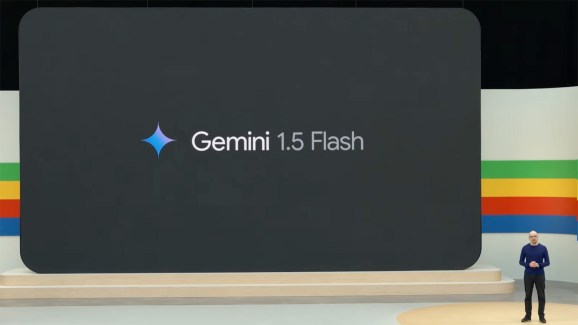 Sir Demis Hassabis introduces Gemini 1.5 Flash. Image credit: Screenshot